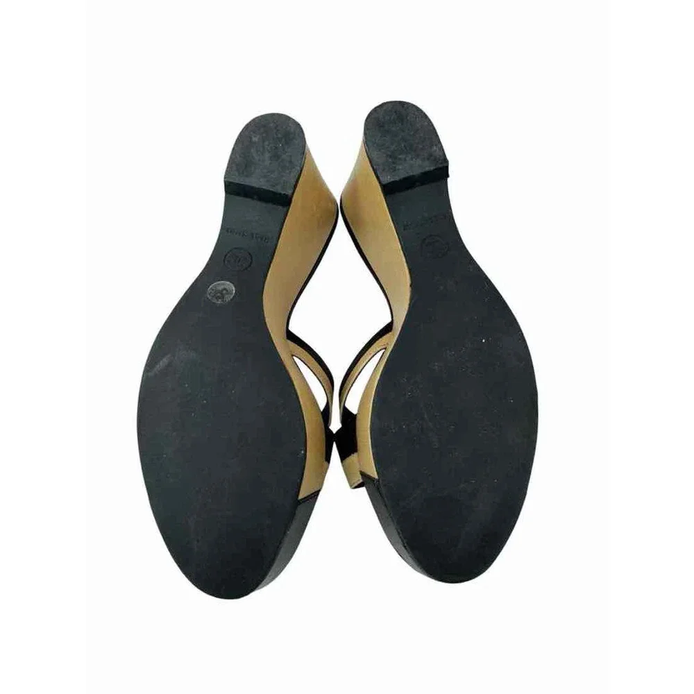 Shoe Size 37.5 Chanel Tan Leather Leather Luxury - Sandals